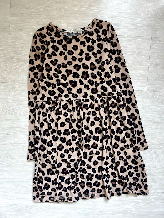 Стильне тигрове плаття 6-8 років