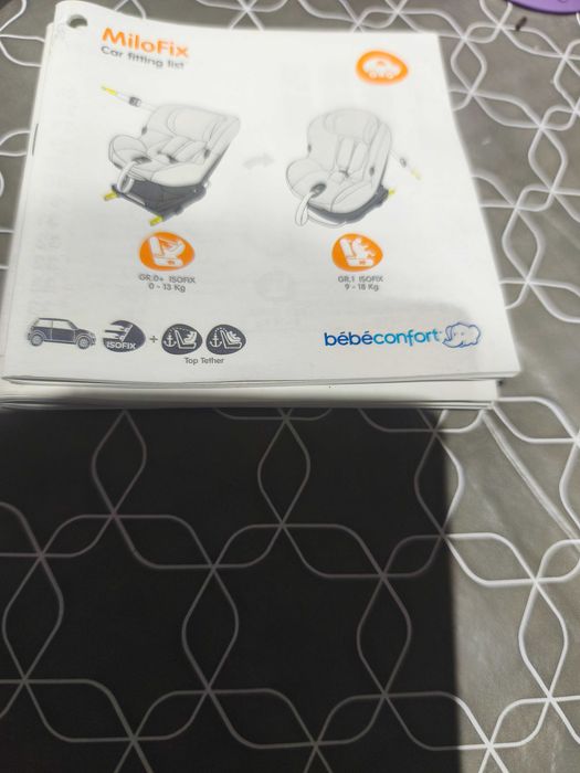 Cadeira auto com ISOFIX 0-18kg