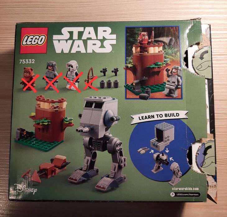LEGO Star Wars 75332 AT-ST - BEZ FIGUREK