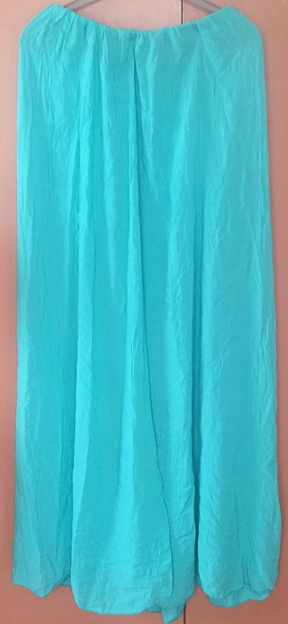 Spódnica maxi miętowa