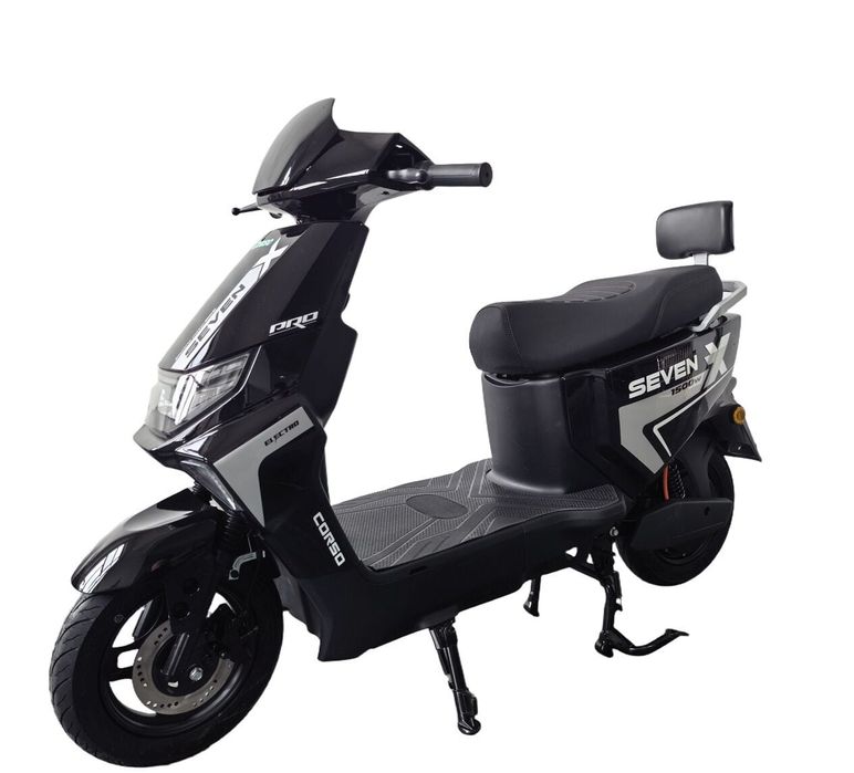НОВИНКА! ДОСТАВКА Безкоштовна!Електричний мопед Corso SevenX SX-905069 (1) двигун 1500W, акумулятор літій-залізо-фосфатний 72V/30Ah
