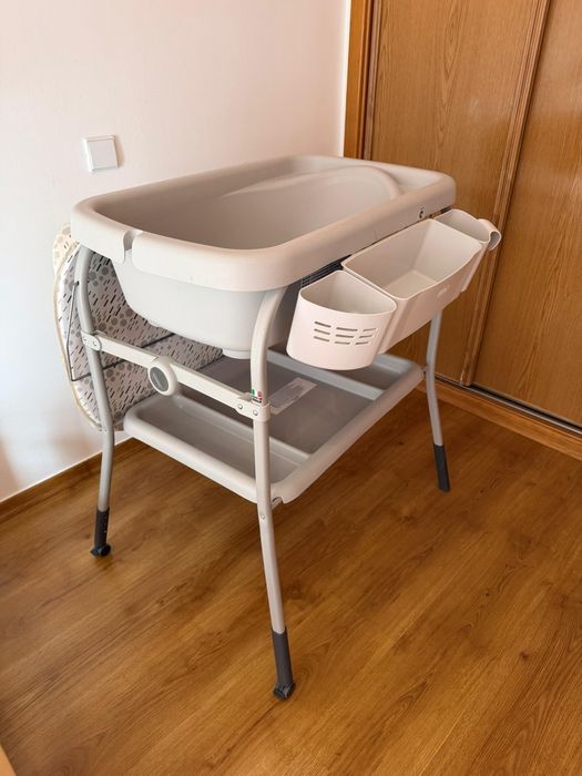Banheira Chicco Cuddle & Bubble com trocador – Excelente estado