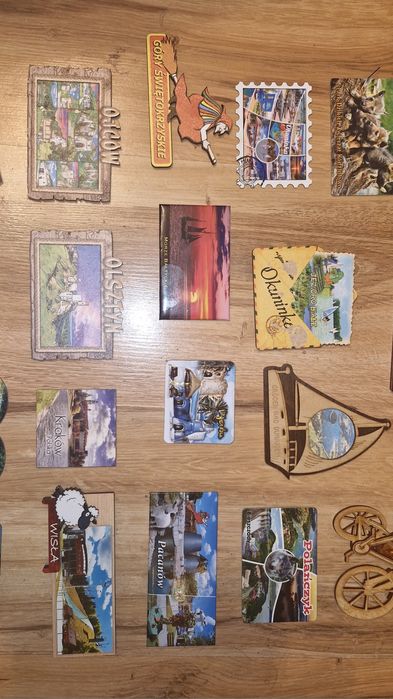 Zestaw 28 magnesów na lodówkę bdb