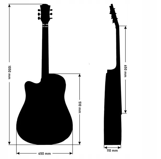 Gitara elektroakustyczna Alamo AC-40, duży zestaw akcesoriów - OUTLET!