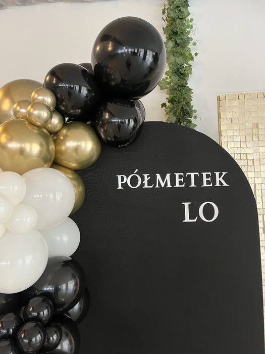 Dekoracja Balonowa ścianka do zdjęć balony na chrzest komunię urodziny