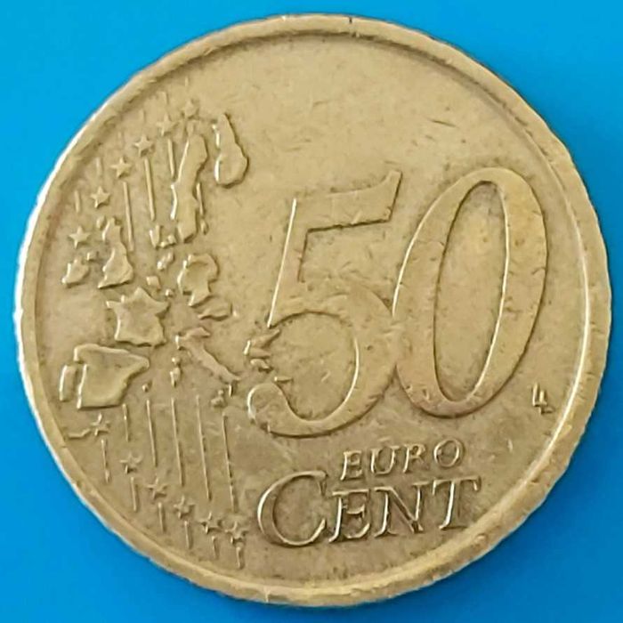 50 Cêntimos de 2000 da Espanha, Rei Juan Carlos I, Cervantes