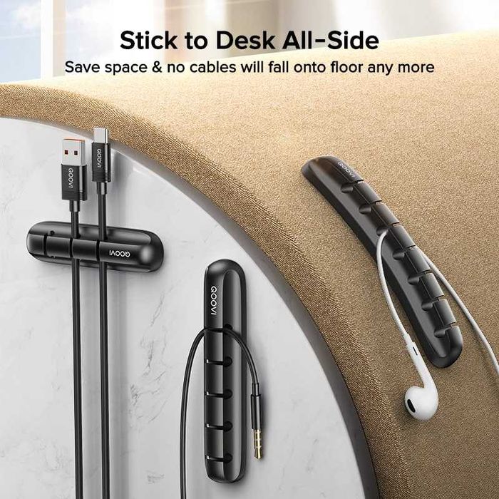 Силіконовий Органайзер для кабелів QOOVI (TOPK, Ugreen)