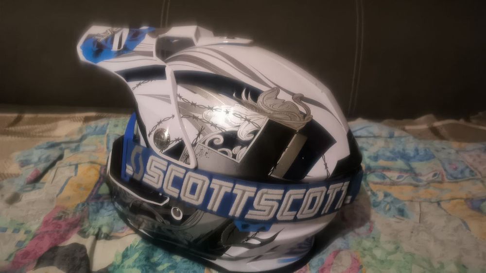 Кроссовый эндуро мото шлем