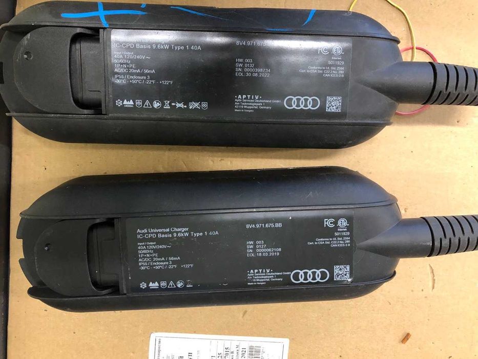 Зарядка Audi Etron e-tron Type 1  110-240v 40a 9,6kw 8V4.971.675.BB БУ