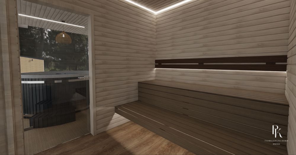 Kontener spa sauna balia jacuzzi kostrukcja stlowa 6m x3m