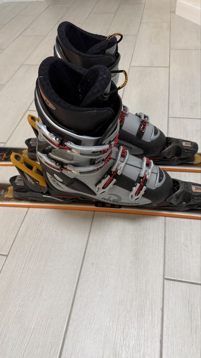 Продам комплект гірських лиж з ботинками ROSSIGNOL