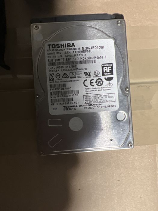 Sshd 2.5 cala 1 tb toshiba