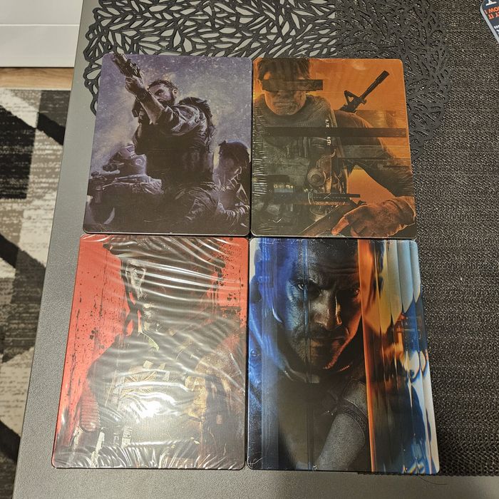 4 x steelbook z gry Call of Duty PS4 PS5 Xbox.