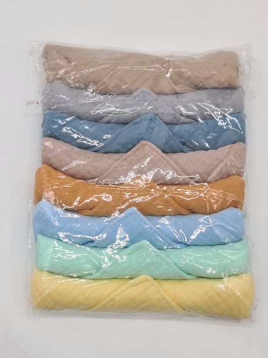 Set of 8 Baby Muslin Cloths - New