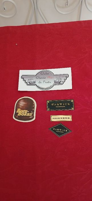 Conjunto de 5 autocolantes