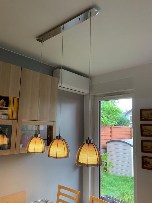 Lampa wiszaca czarna model MD9023-3B