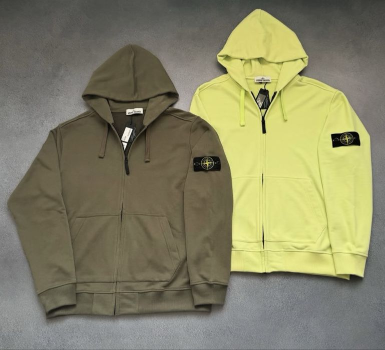 Кофта Stone Island | Зипка Стон Айленд | На молнии Мужская Темная