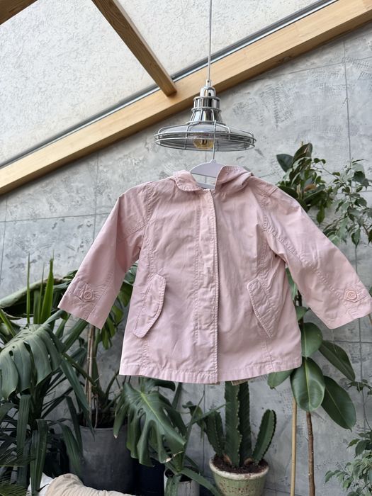 Płaszczyk Zara 98 pudrowy róż