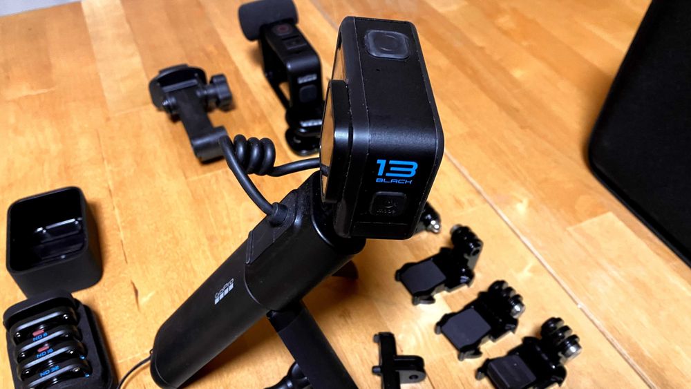 GoPro HERO13 Black Creator Edition + Lentes & acessórios