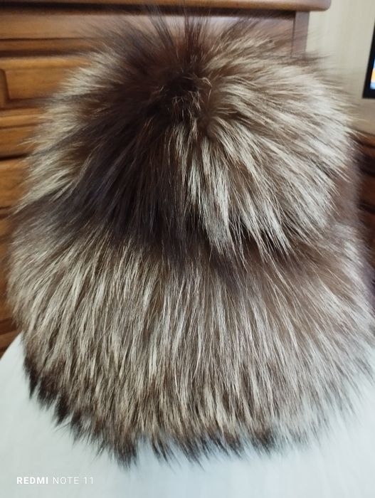 Шапка з чорнобурки (р. 57-58)