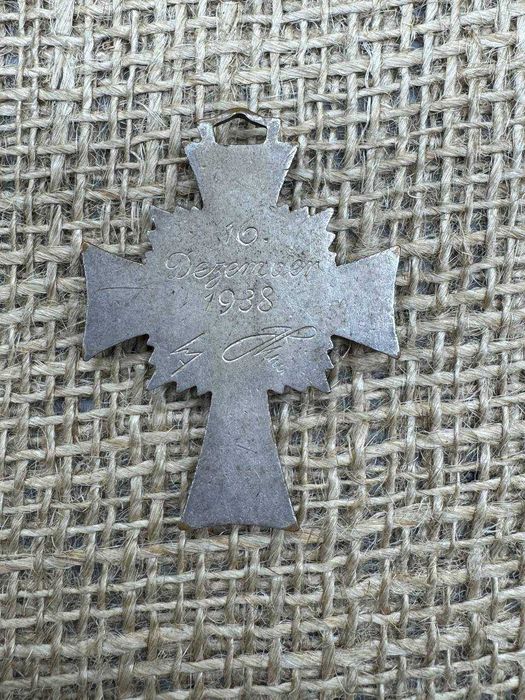 krżyz Matki 1938 2j klasy posrebzany original ww2 wh tanio