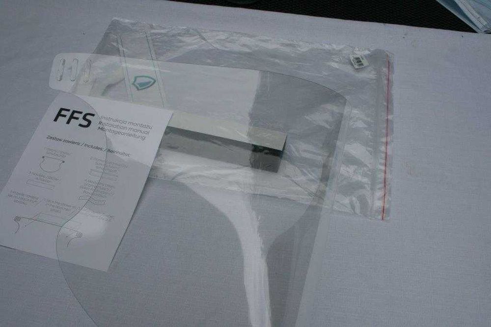 Ochronna przyłbica z napotnikiem wielorazowa wyprzedaż