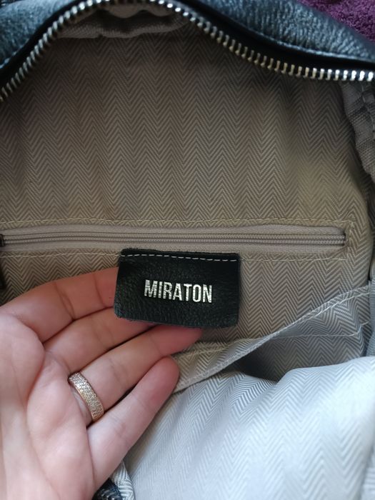 Рюкзак шкіряний miraton, туфлі Zara