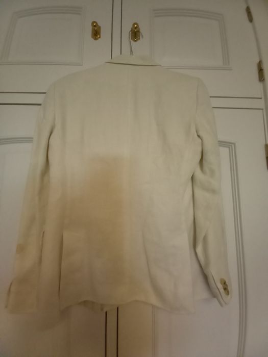 Blazer em linho da Máximo Dutti  na cor cru