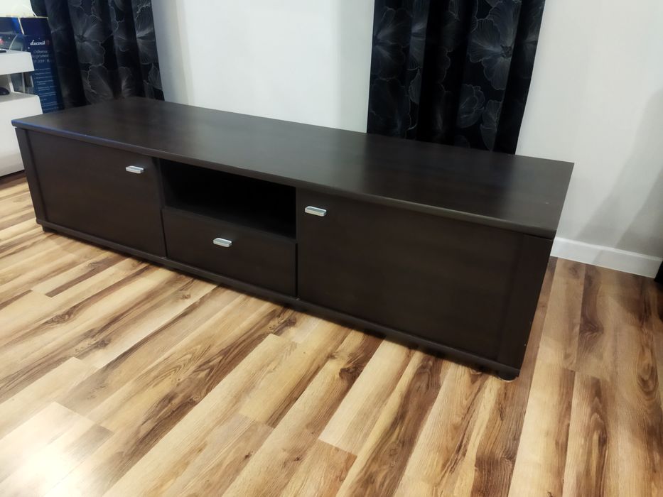 Szafka pod telewizor, kolor Wenge, 178x57x42,5