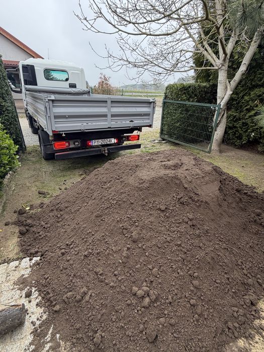 Ziemia przesiewana ogrodowa trawnik humus czarnoziem  transport