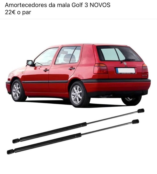 Peças NOVAS Golf 3 (Porta copos USA reservatório clips centros jantes)