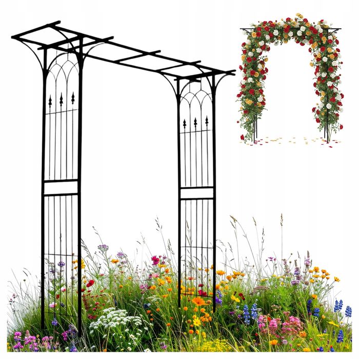 Садова арка опора пергола 205*50*208 для винограду,квітів, троянд,роз.