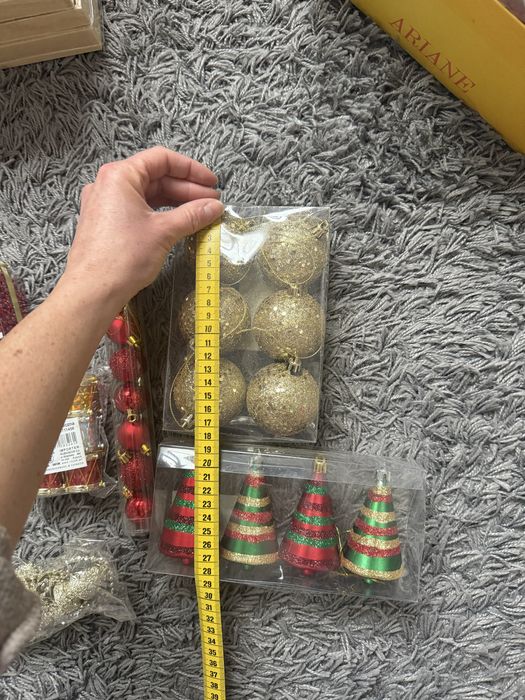 Zestaw ozdób choinkowych