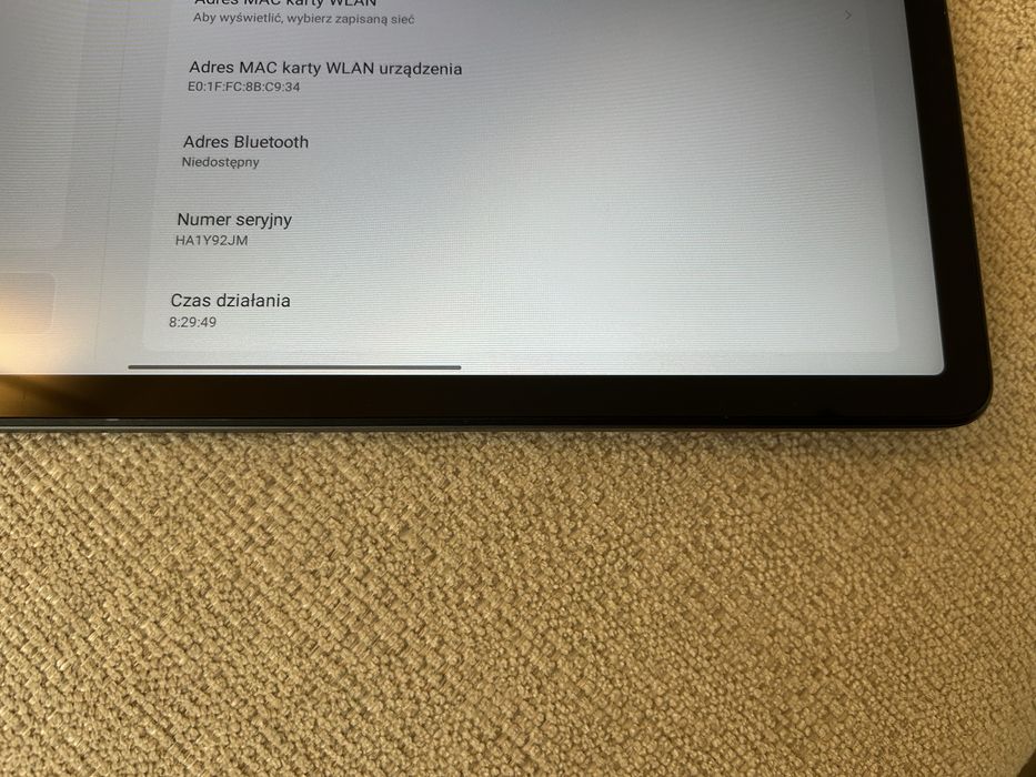 j. NOWY Tablet Lenovo Tab M11 TB330FU 10,95" 8/128GB Wi-Fi + Rysik