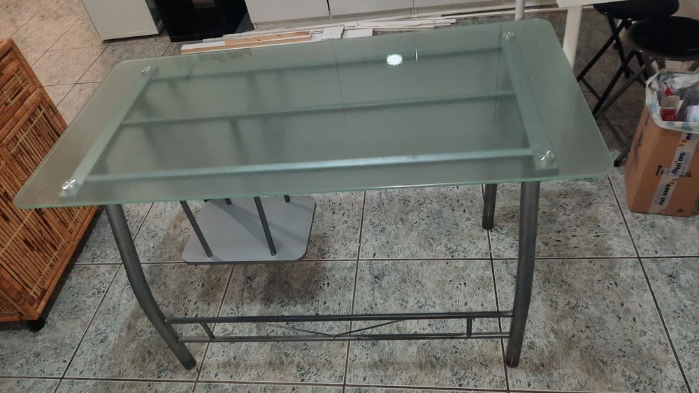 Mesa vidro basso transparente