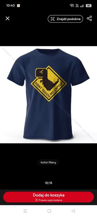 Koszulka T-shirt laptop xxl