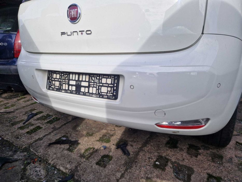 Zderzak tył tylny Fiat Punto evo lift , Punto 2012 PDC czujniki KOMPLET lakier 296/A