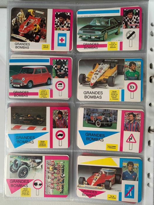 Calendários Antigos de Futebol / Carros - Coleção Grandes Bombas