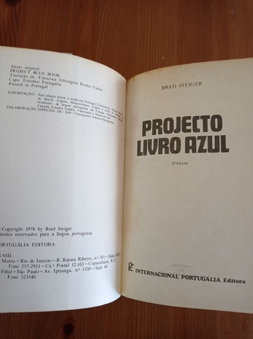Projecto livro azul - Brad Steiger