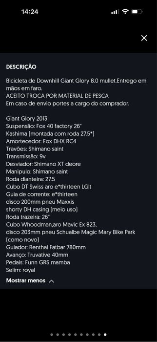 Bicicleta de downhill