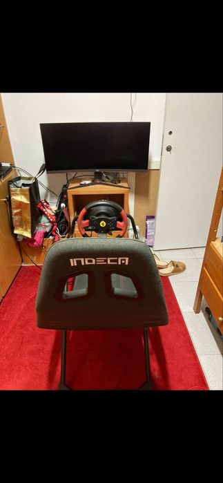 Volante t150+ps4+500gb+playseat c/gt7