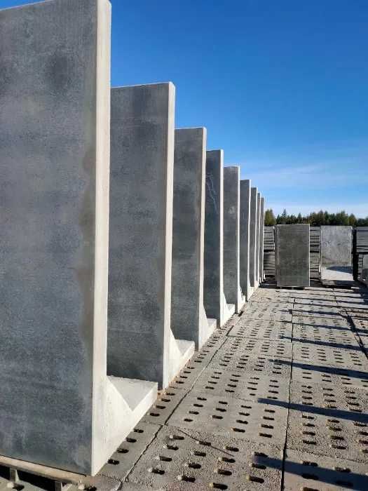 Mur oporowy typu L, mury oporowe elki 250x100 prefabrykat muru