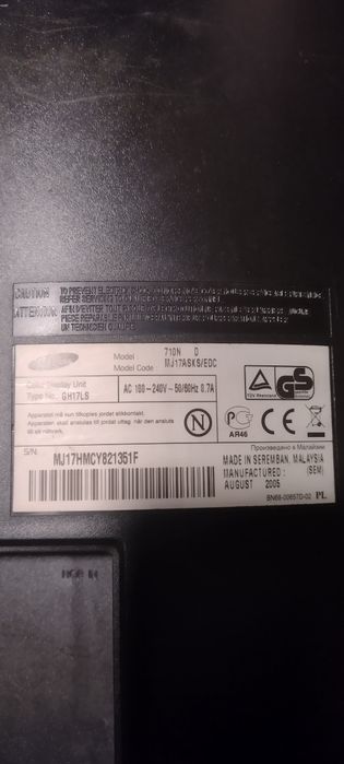 Monitores ASUS,Samsung, Acer - peças