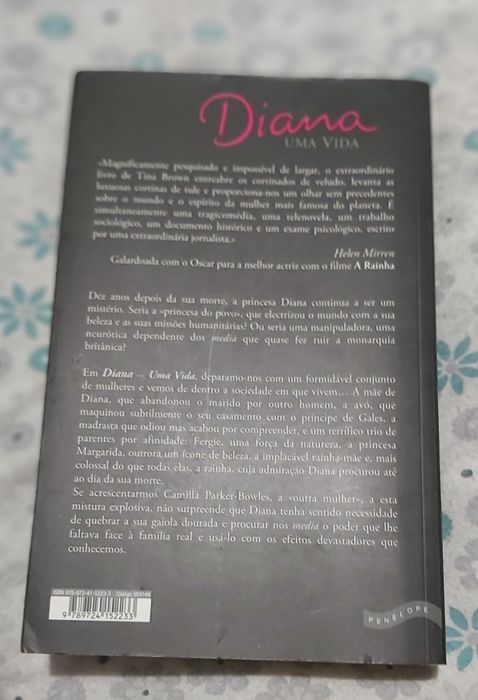 Livro da princesa Diana