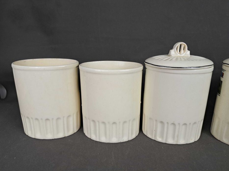 Pojemniki kuchenne ceramiczne, zestaw