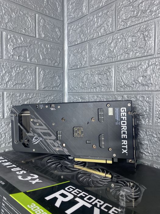 Відеокарта Asus Rog-Strix-RTX3060 12 Gb