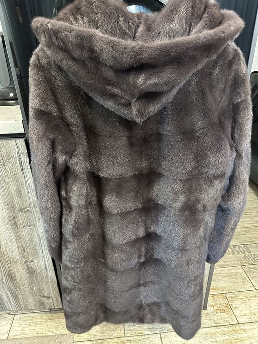 Норкова шуба Kastoria furs розмір М-L