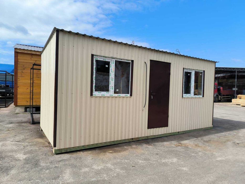 Побутівка (бытовка), будывельний вагончик, прорабка// ВІД ВИРОБНИКА