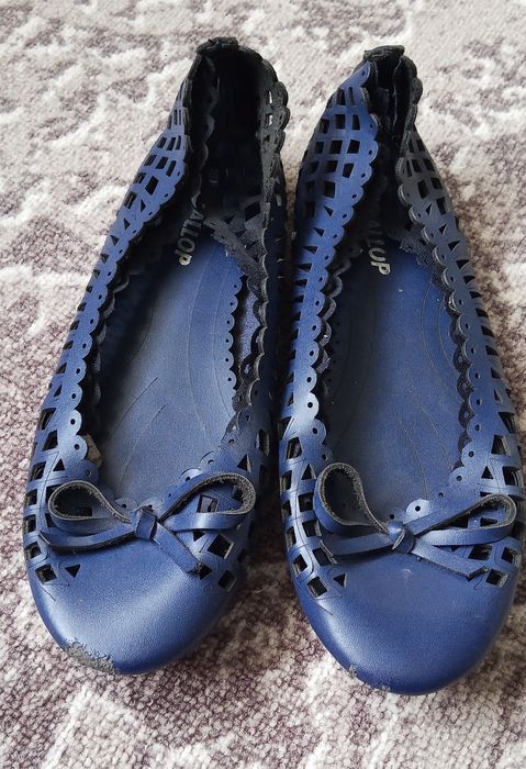 Туфлі(Балетки) жіночі сині 36 розмір і ніжно рожеві 35 розмір