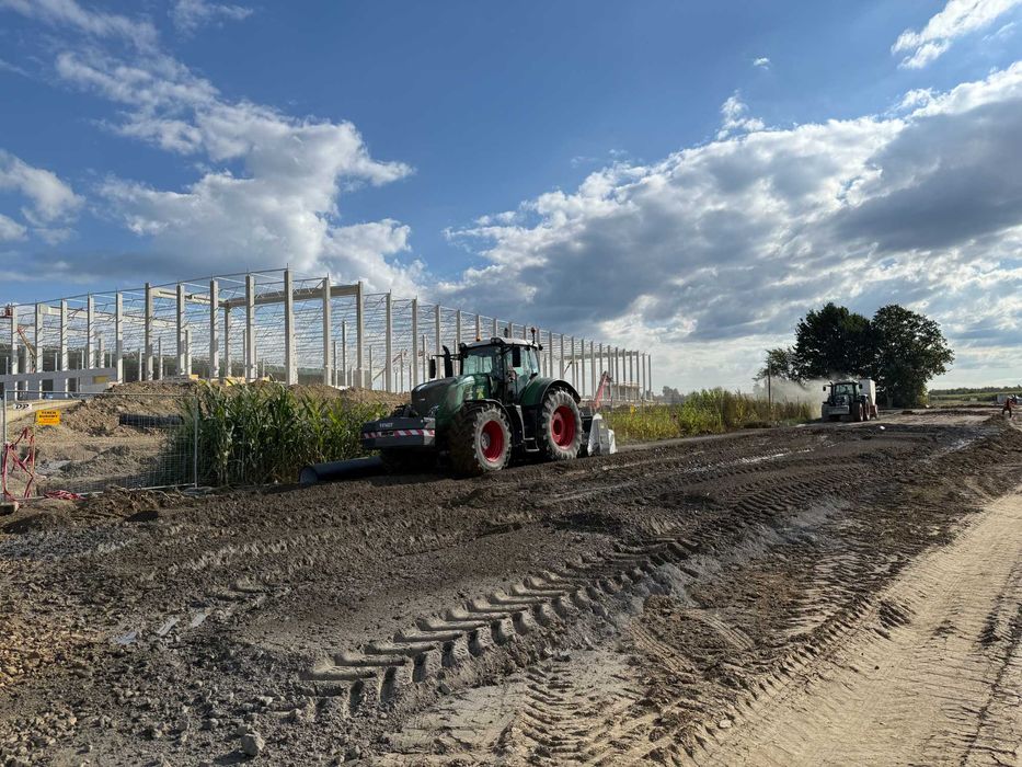 Stabilizacja gruntu Śląsk, Roboty ziemne, Wynajem spycharki CAT